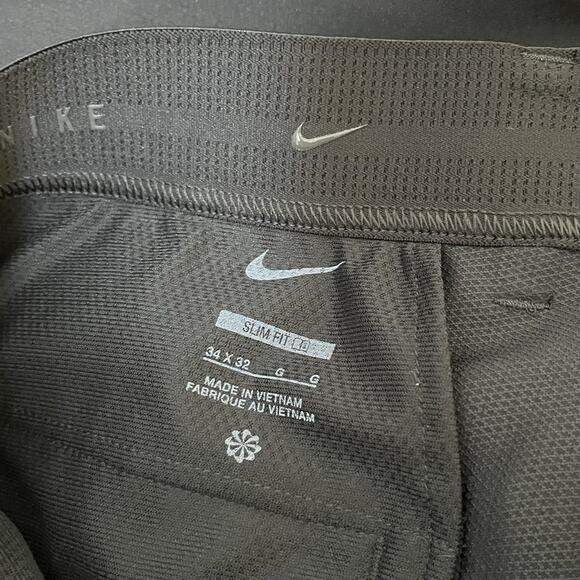 Nike Tour Repel Flex Slim Fit Golf Pants Mens 34x32 Black FD5624-010 NEW - Picture 7 of 9